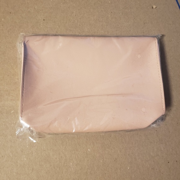 Vegan Leather Blush Pink Clutch Bag Brand New Sealed - Picture 1 of 2